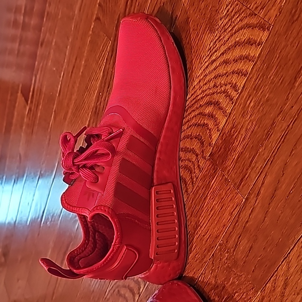Adidas Nmd_r1, Red On Red Men's Size 7.5, Women's… - image 8